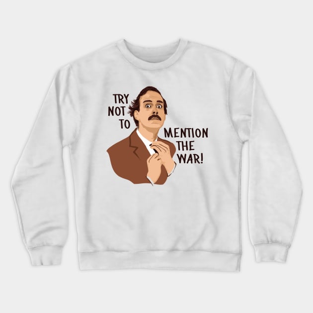 Basil Fawlty - Fawlty Towers Crewneck Sweatshirt by Phil Shelly Creative